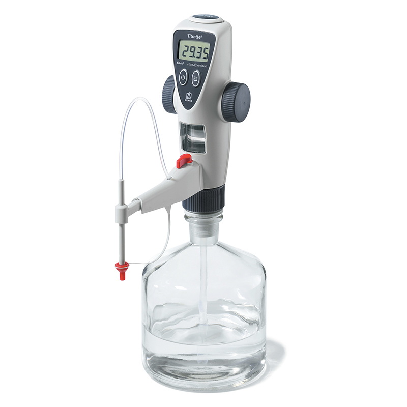 普蘭德brand數(shù)字瓶口滴定器Titrette量程50ml貨號(hào)4760161