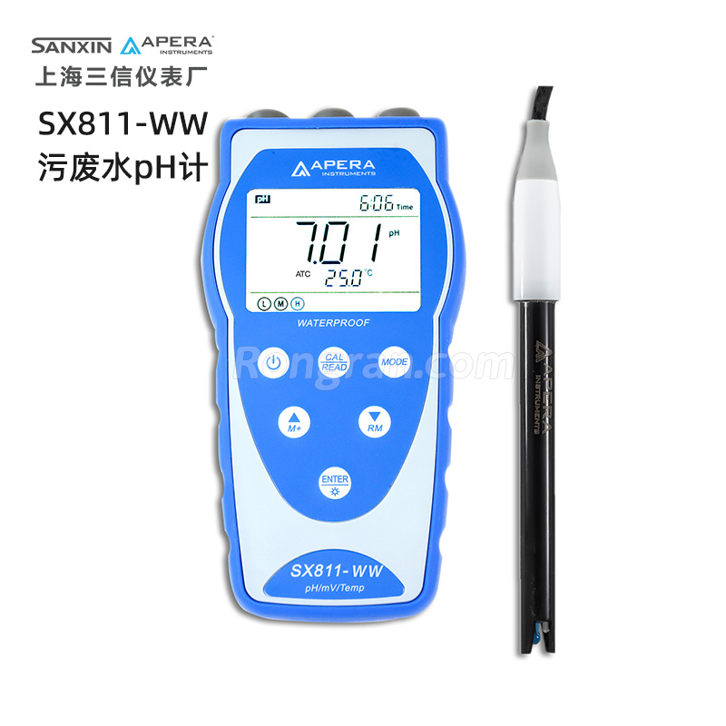 上海三信SX811-WW污廢水pH計(jì)